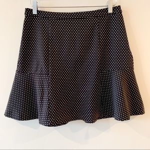 📦 Moving sale! Michael Kors Black and White Poka Dot Skirt